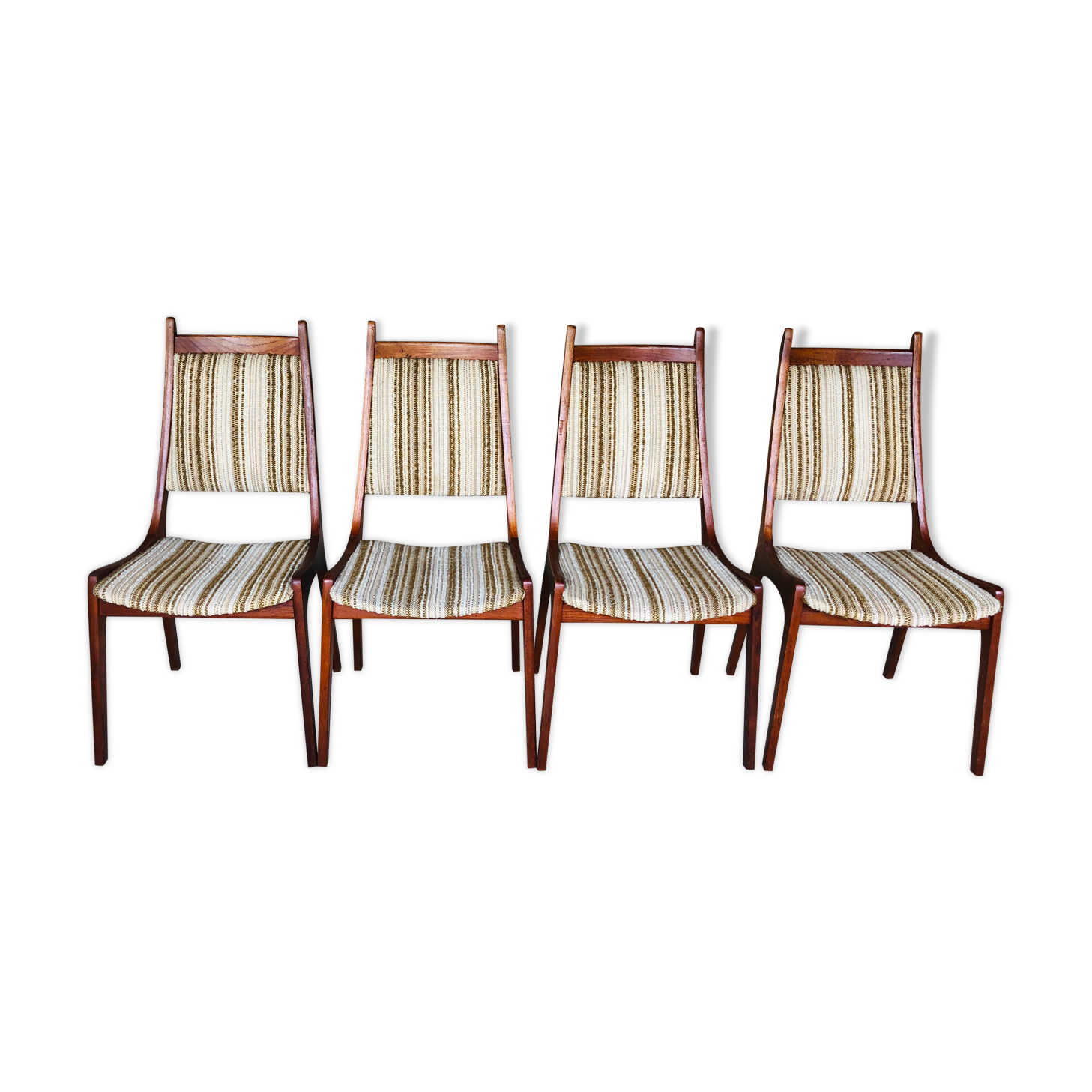 Set of 4 vintage teak chairs by R Huber-Co, circa 60's