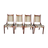 Set of 4 vintage teak chairs by R Huber-Co, circa 60's
