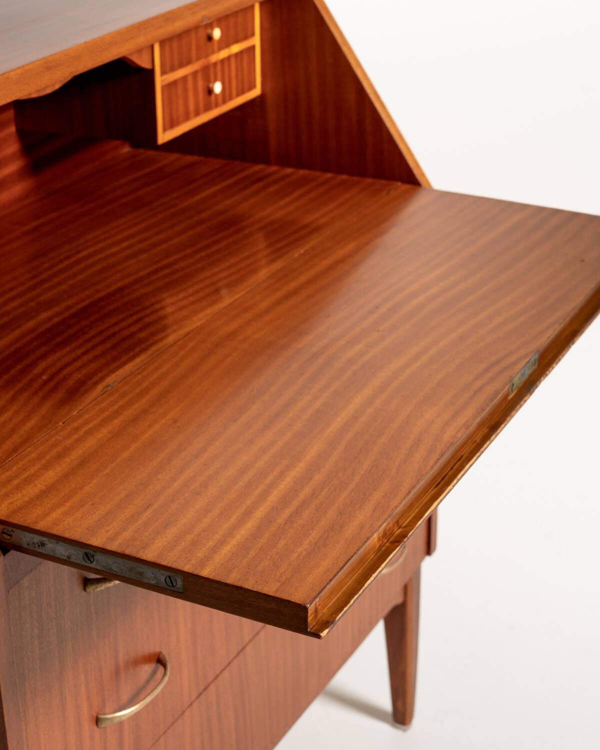 Scandinavian mahogany secretary, 1960s