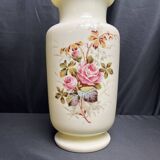 Large hand-painted porcelain vase, 20th century