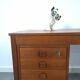 Teak vrijstaand bureau met lade uit Denemarken