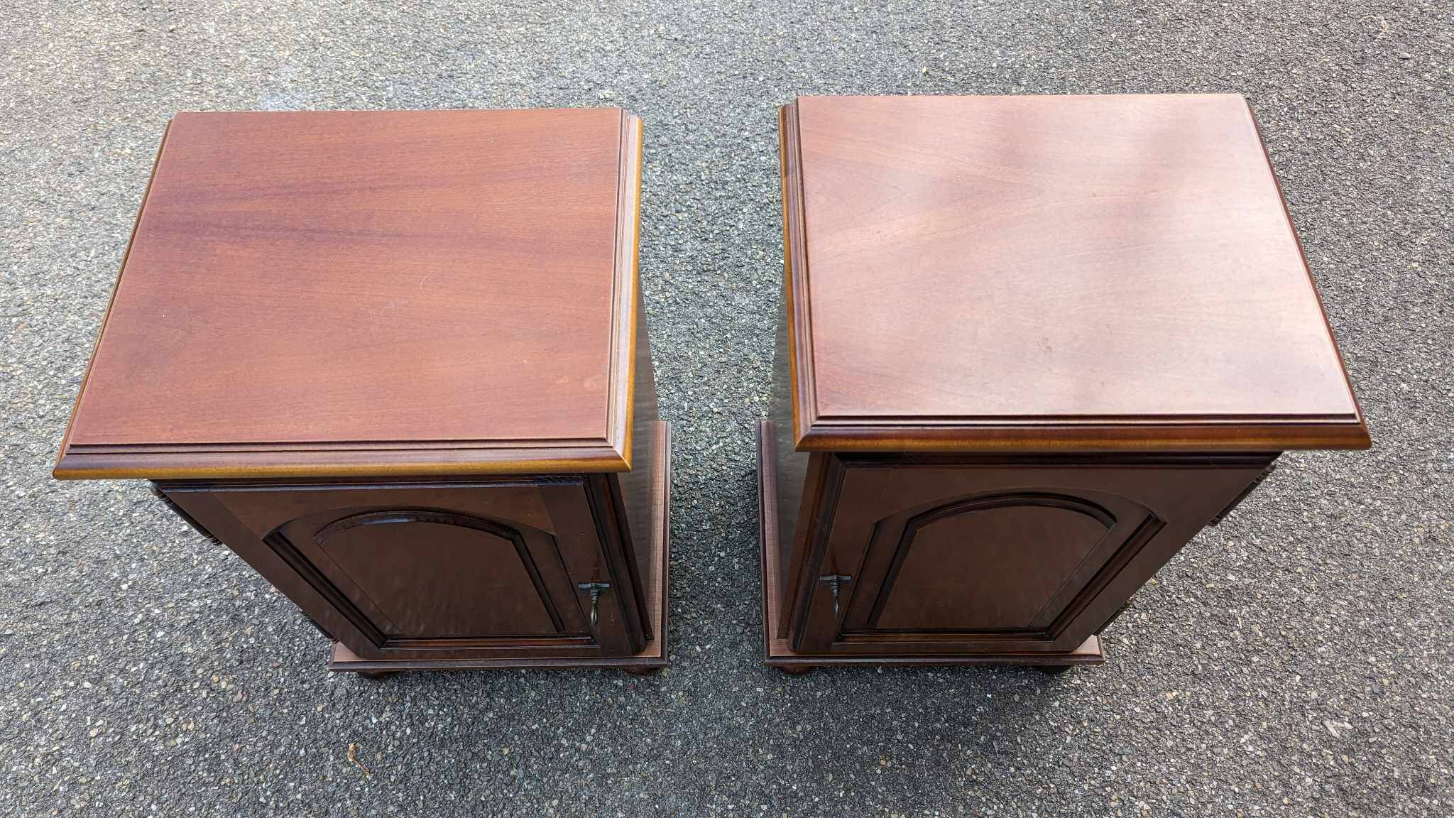 Cherry bedside tables
