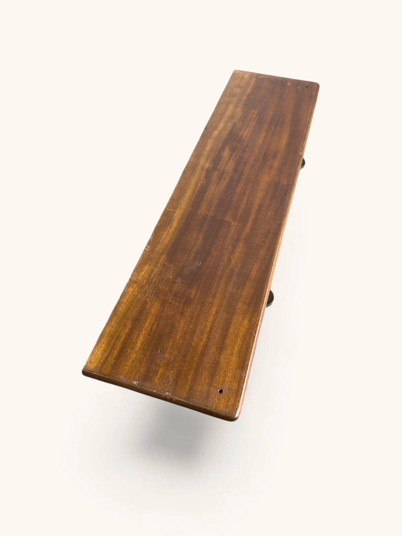 Petite étagère murale danoise suspendue avec 2 tiroirs