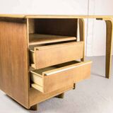 Cees Braakman Dutch Design EE02 Oak Desk for Pastoe. The Netherlands, 1950s