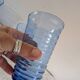 Long blue gradient drink glass – fine glass – 1970s