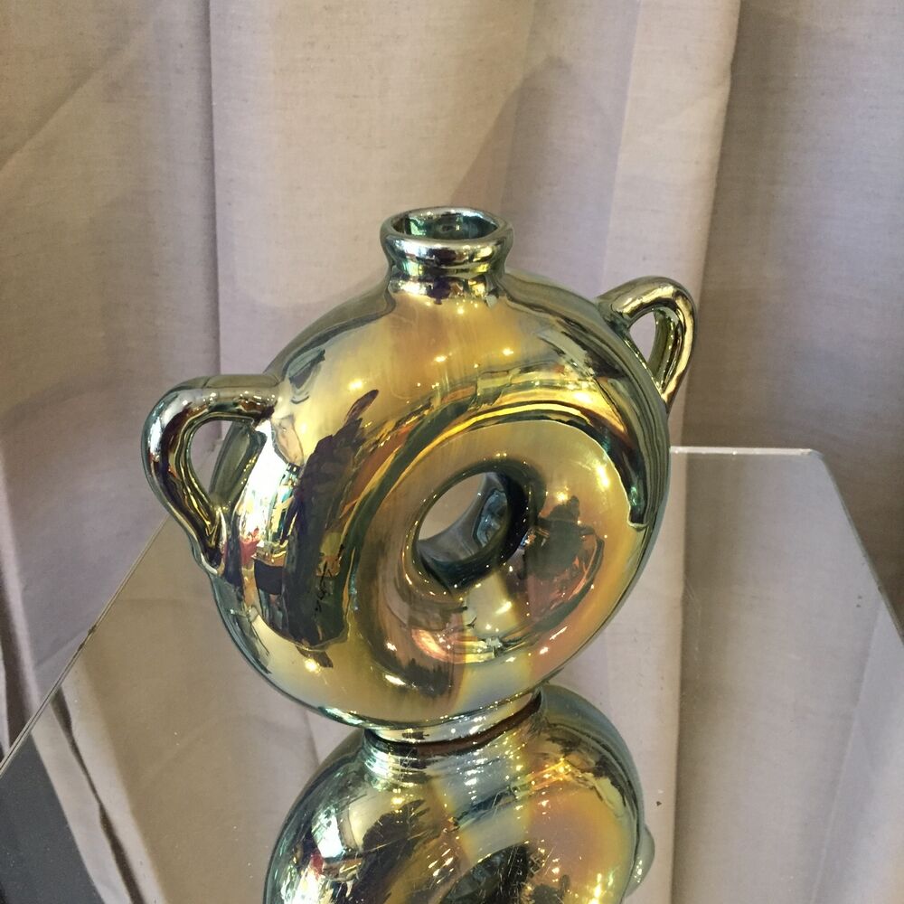 Soliflore in gres flame of rambervillers in the shape of a gourd