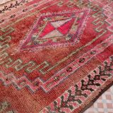 Vintage pink Berber rug