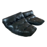 Marsala leather armchair seats