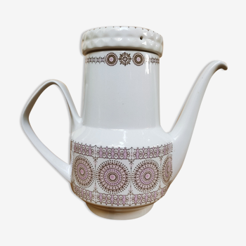 Théière cafetière bohème en porcelaine