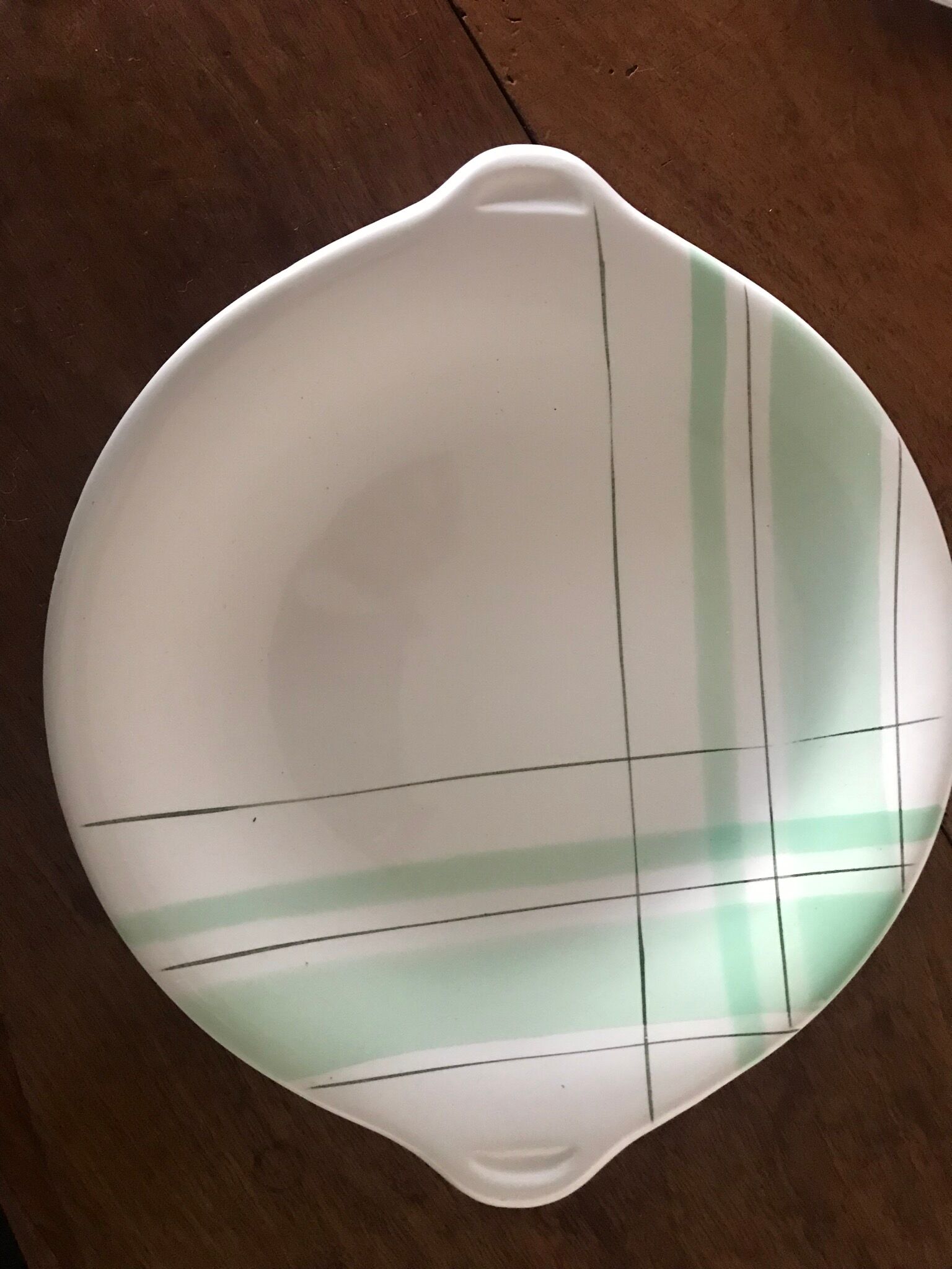 Service à dessert en porcelaine Salins « Montréal vert »