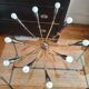 Sputnik chandelier model spider. 1960
