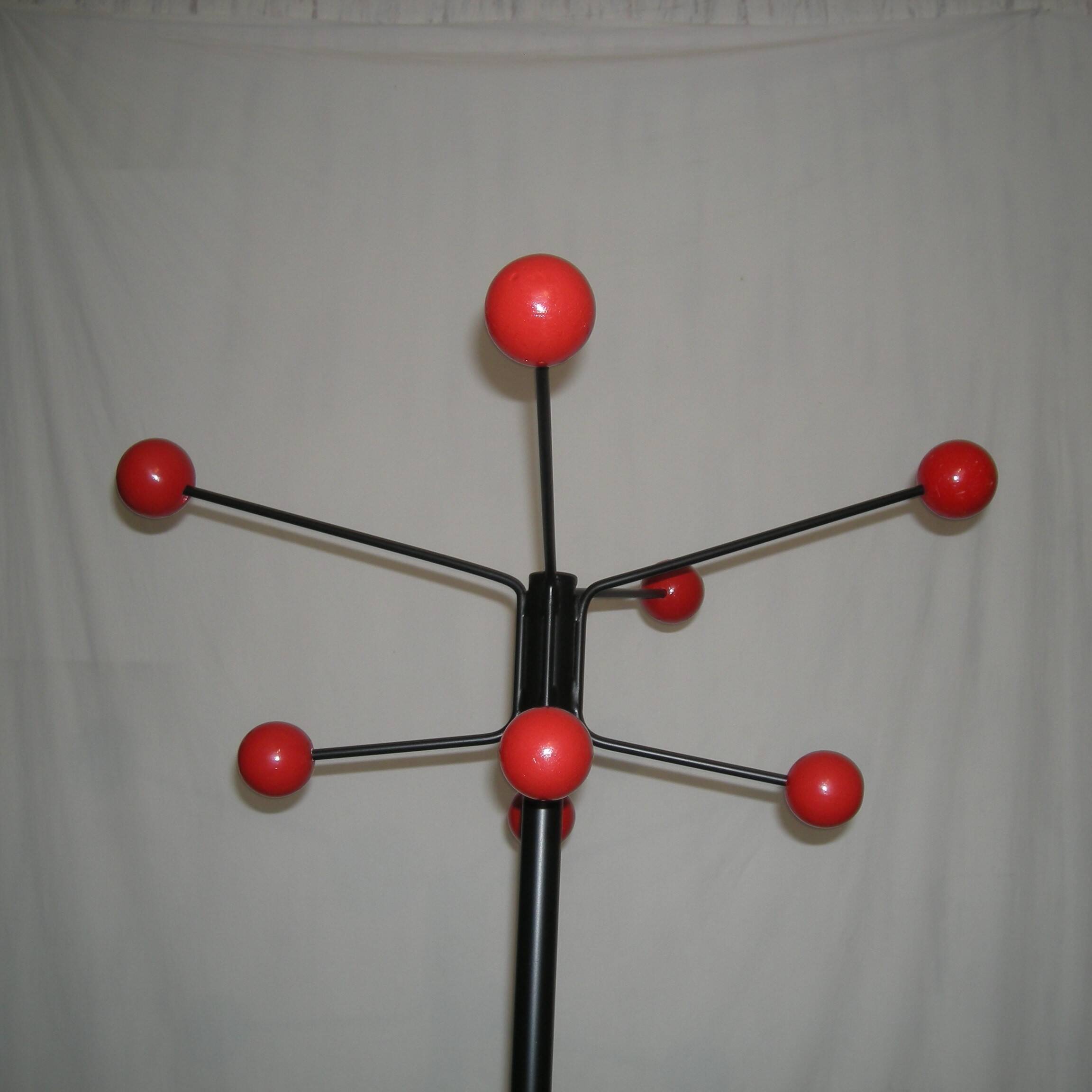 1950s tripod coat rack