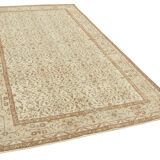 Hand-knotted one-of-a-kind turkish beige rug 165 cm x 281 cm - 38887
