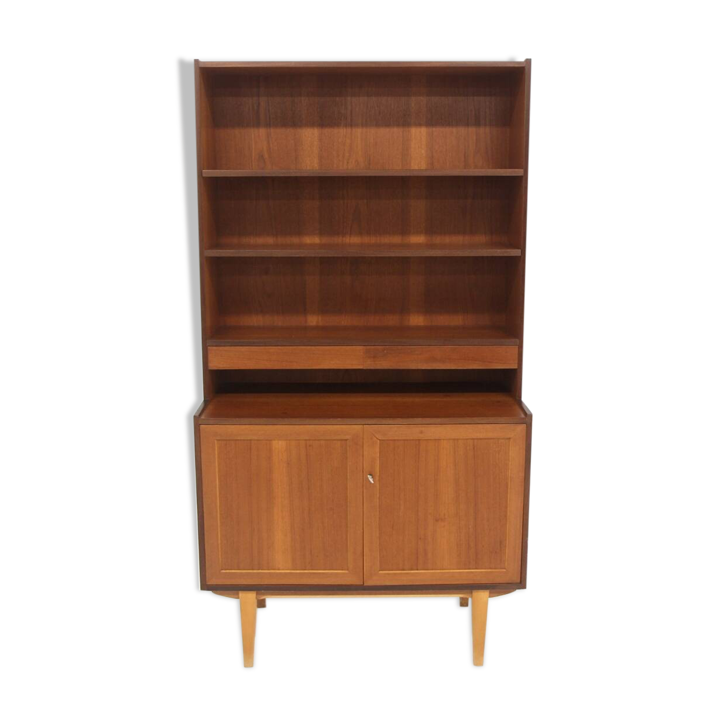 Scandinavian teak bookcase, Sweden, 1950