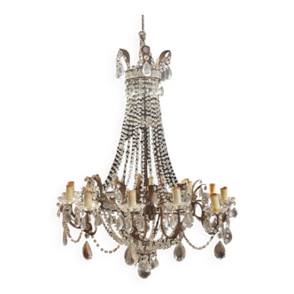 Italian balloon lustre, last quarter of the 19th century.