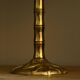 "Faux Bamboo" table lamp in patinated brass from the 1960s.