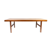 Coffee table in teak with extension plate of Danish design from the 1960s. The table is in great vin