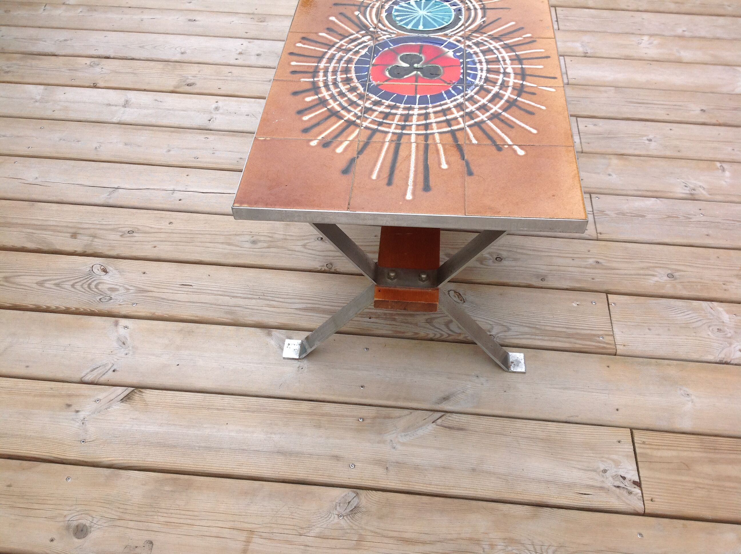 Vintage ceramic coffee table
