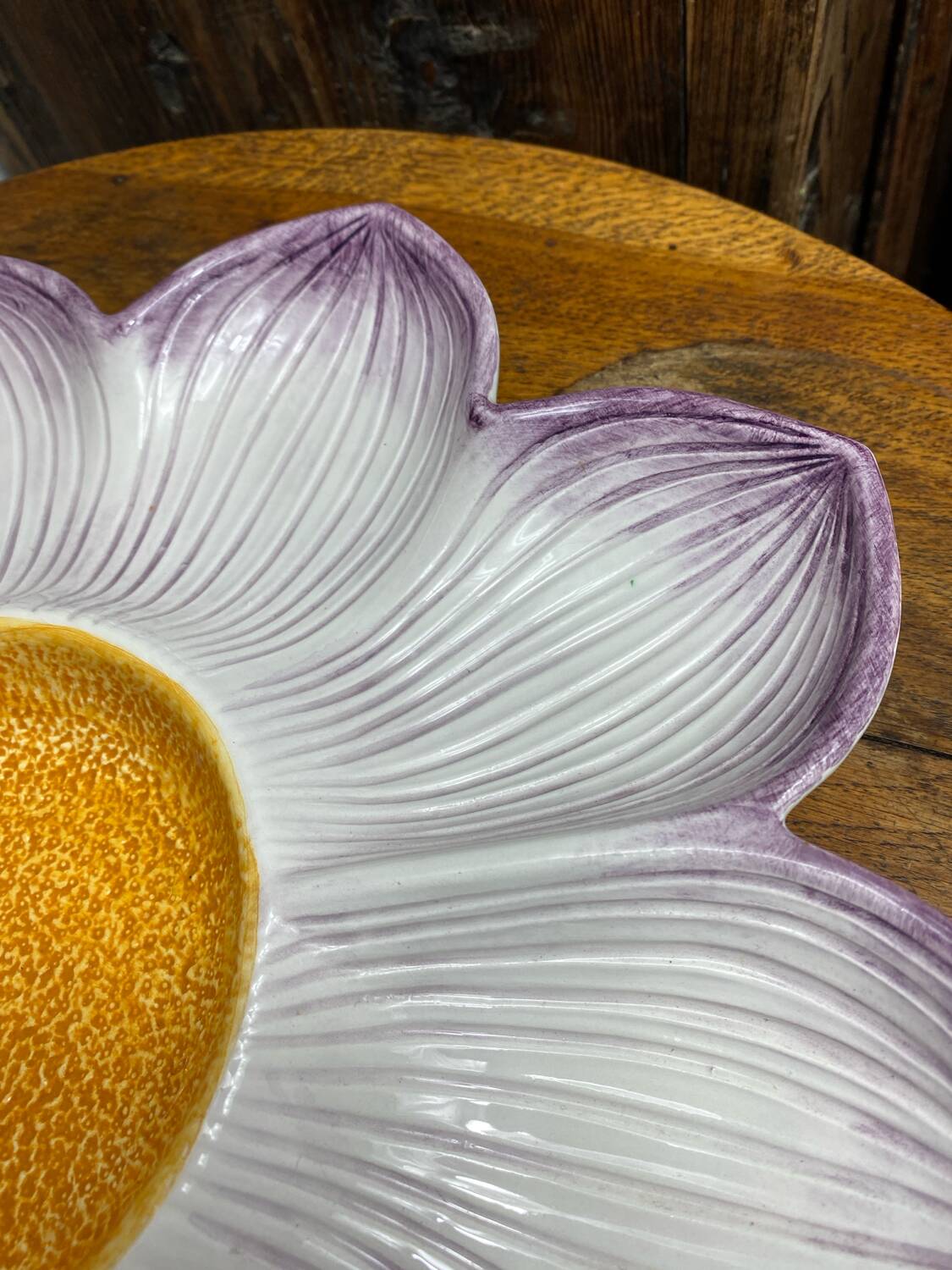 Compartmented tray in Italian ceramic
