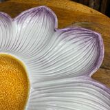 Compartmented tray in Italian ceramic