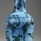 Blue enamelled vase by Jacques Blin (1920-1995)