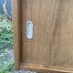 Vintage low TV unit / bookshelf sideboard with tapered legs.