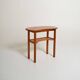 Table de coiffeuse en pin nordique avec étagère, années 1950-60.