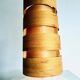 Large Cylindrical Pine Veneer Table Lamp By Hans-Agne Jakobsson For Ab Ellysett, Sweden 1960S