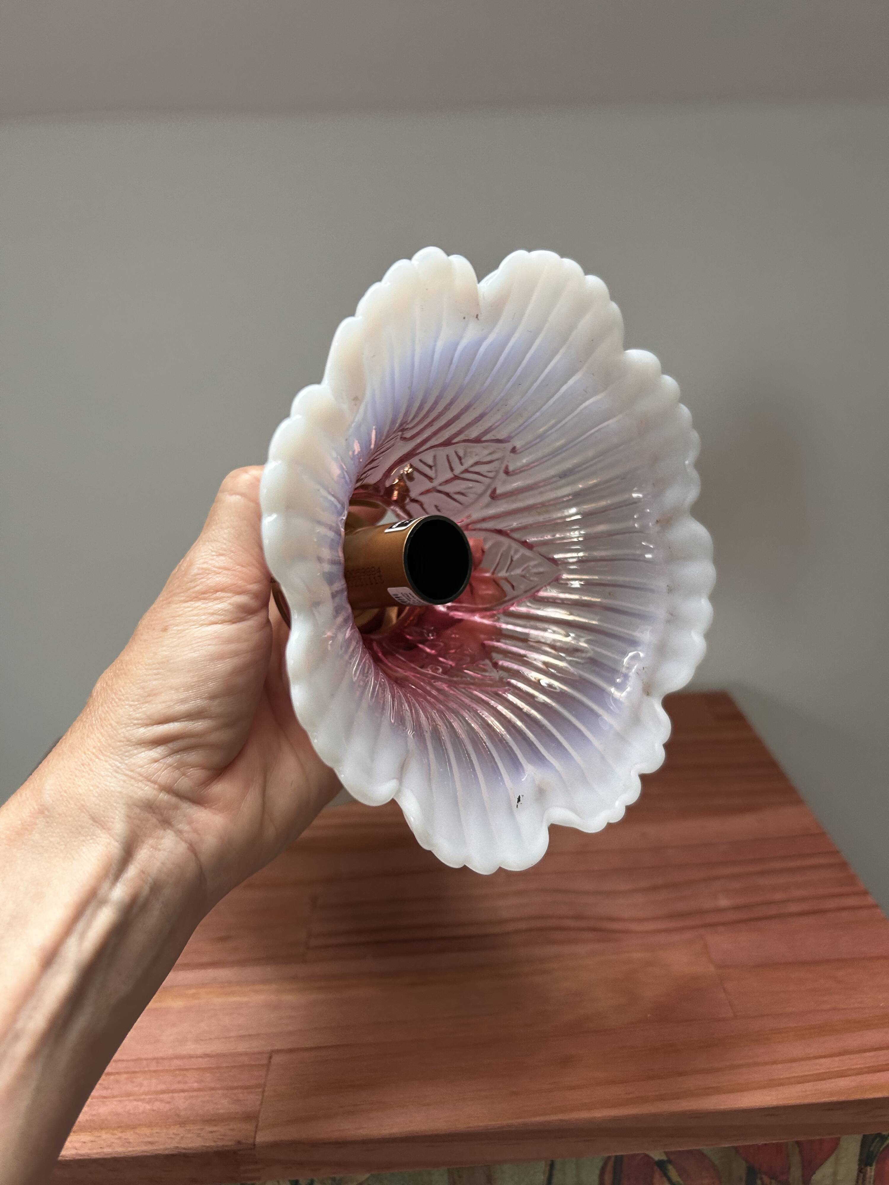 Pink Art Deco wall light