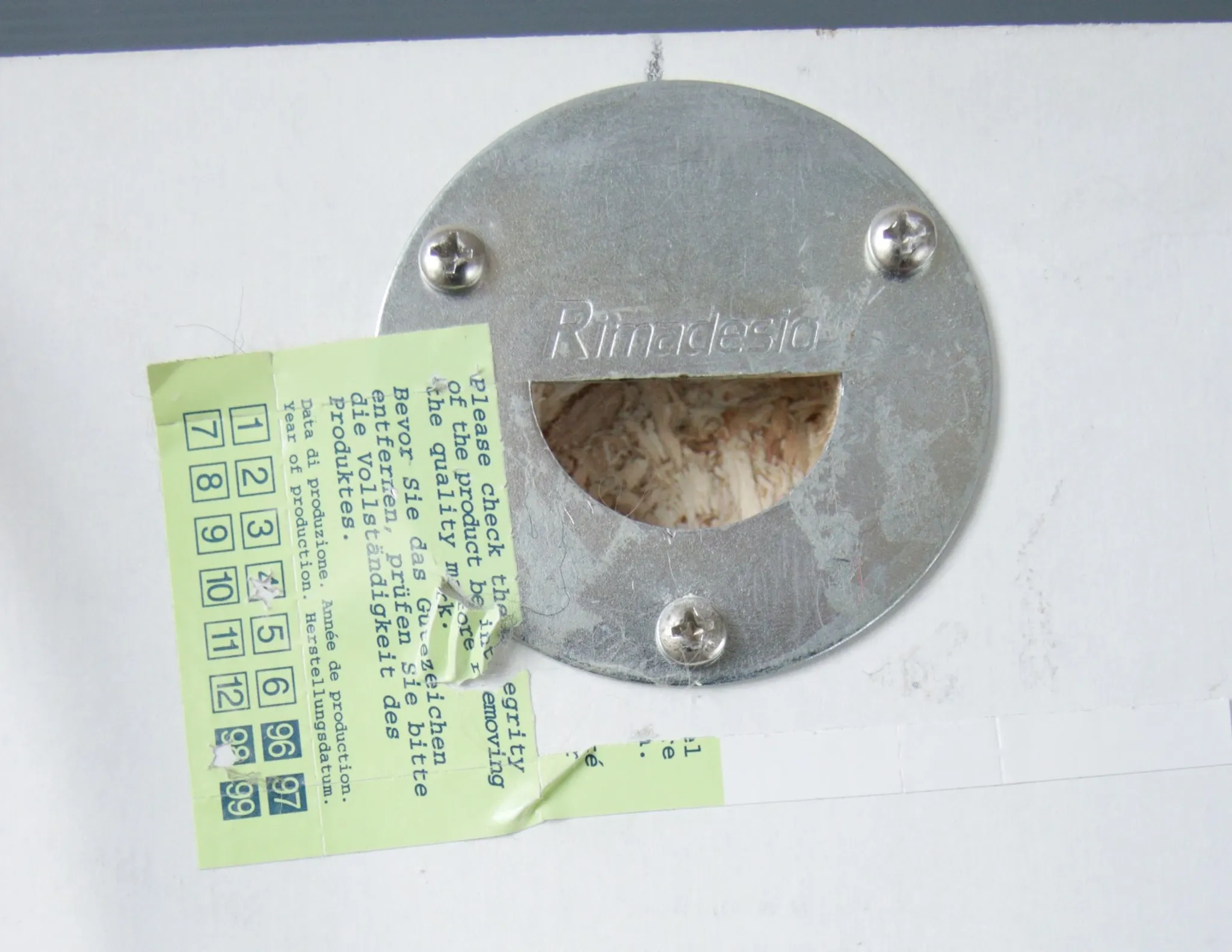 Rimadesio Italian design mirror “Broken” signed