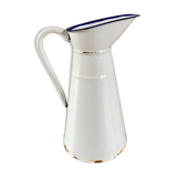 Old pitcher in enamelled sheet metal 20s-30s
