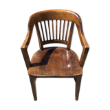 1951 red cedar office armchair