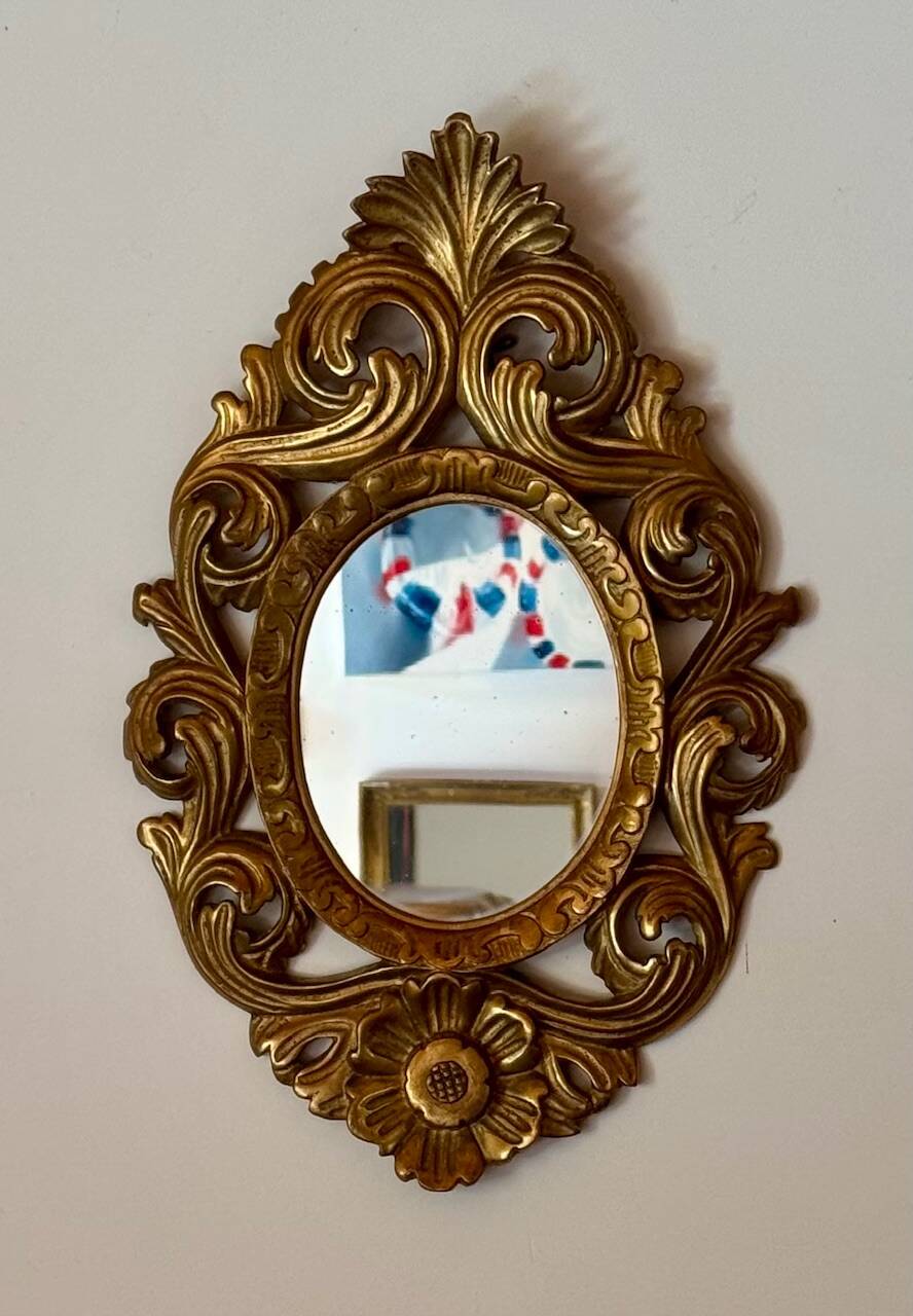 Pair of Italian Baroque mirrors, late 19th, early 20th century