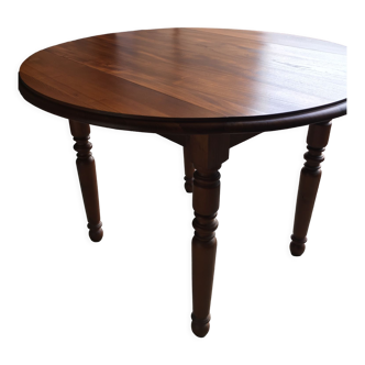 Solid elm table diameter 105cm