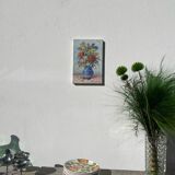 Flower bouquet painting signed Duboil
