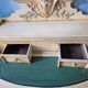 Old Hairdresser / Console / Small Secretary Desk + Rattan Chair