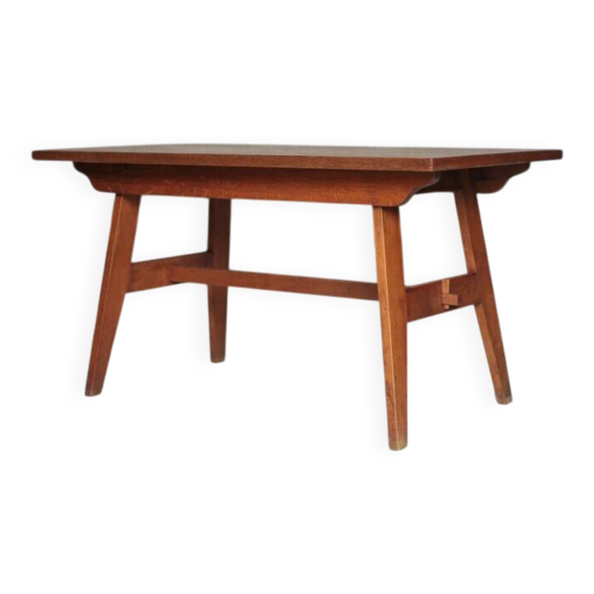 René Gabriel table, vintage wooden table, dining table, coffee table, meal table, kitchen, 40s