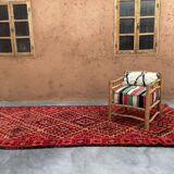 Moroccan rug Marmoucha red - 350 x 183 cm
