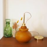 70s brown pendant light