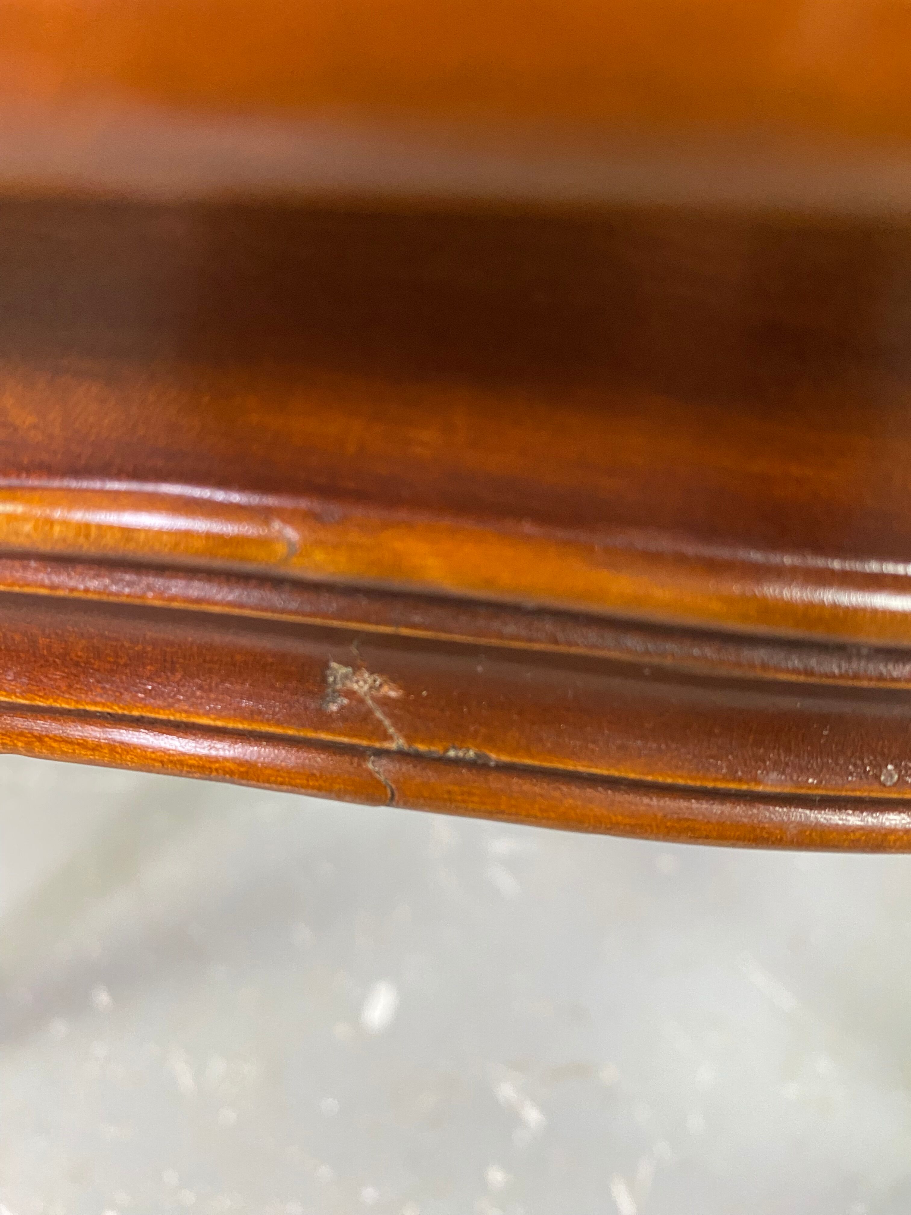 Chippendale Coffee Table in Wood, Canning and Glass