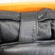 Leather and beech relaxation chair - 1970 / 1980