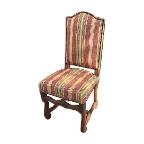3 Louis XIII-style chairs with cover | Selency
