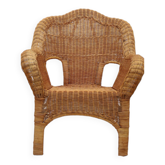 Rattan armchair