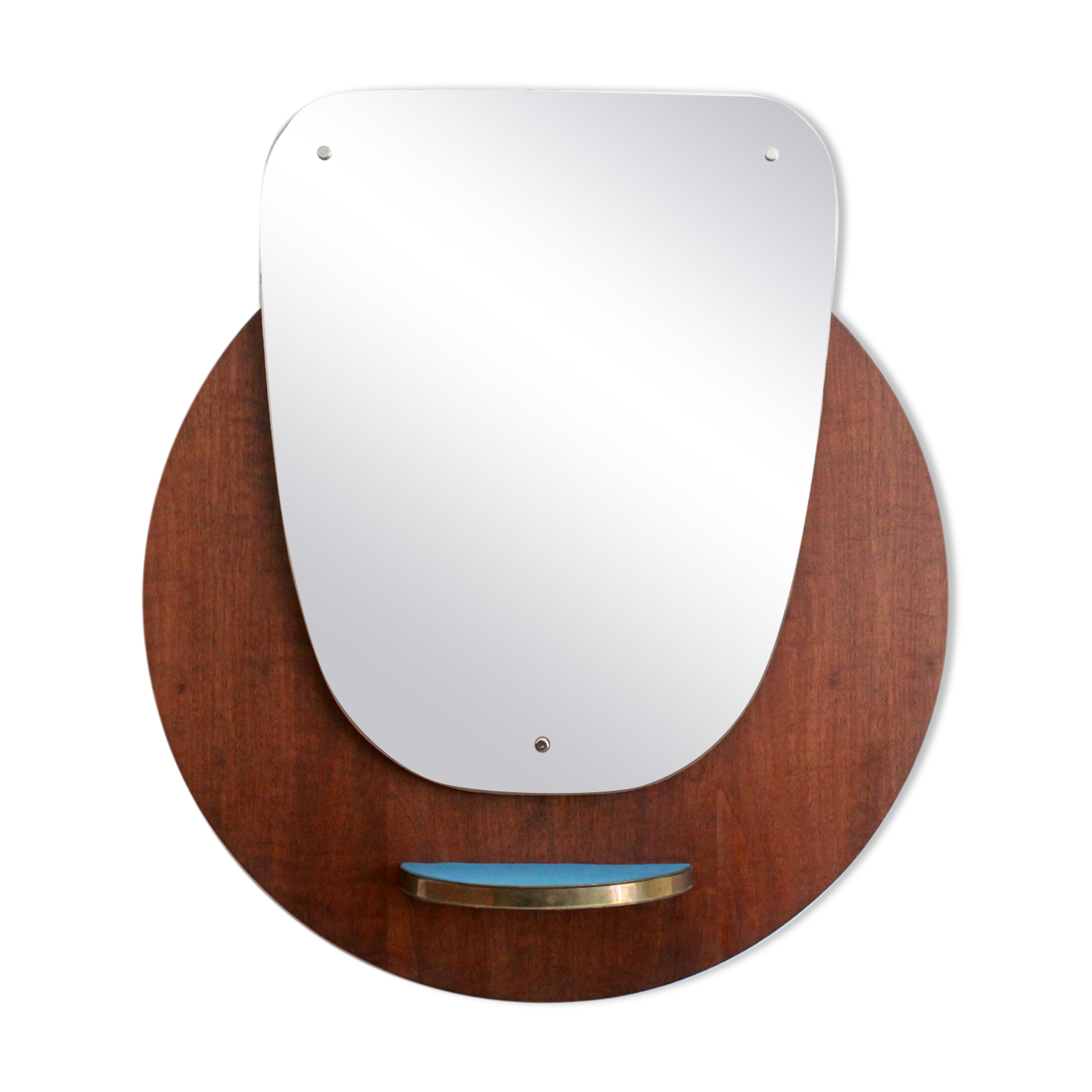 1950s Vintage Wall Mirror 80x86cm