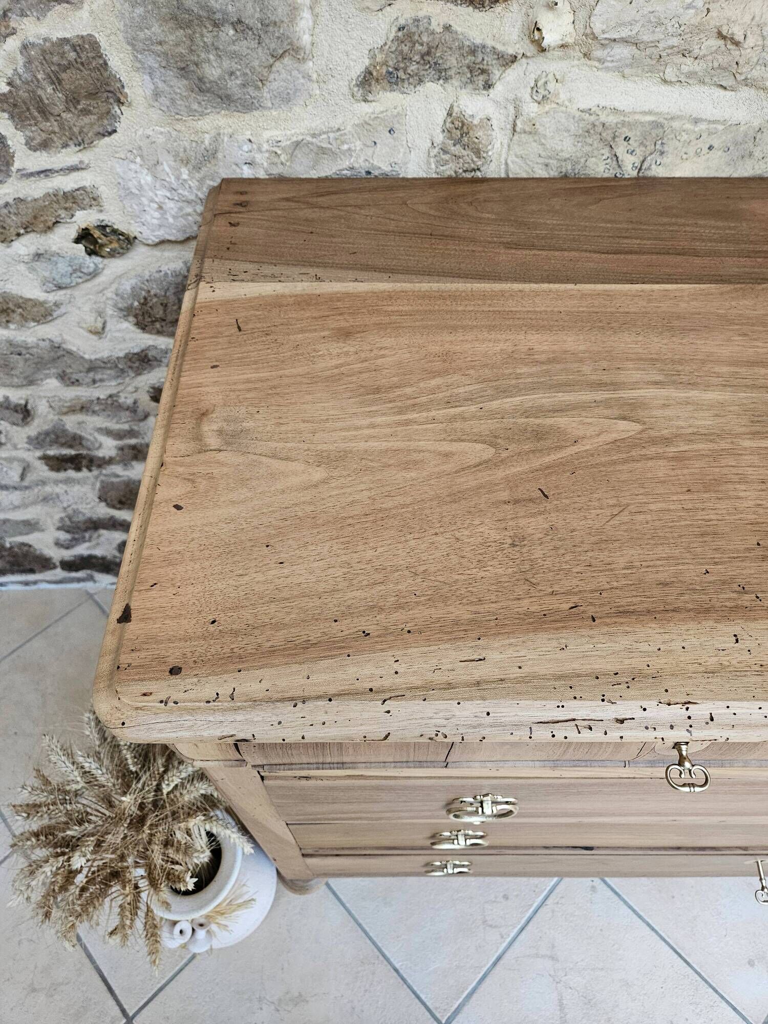 Antique walnut chest of drawers