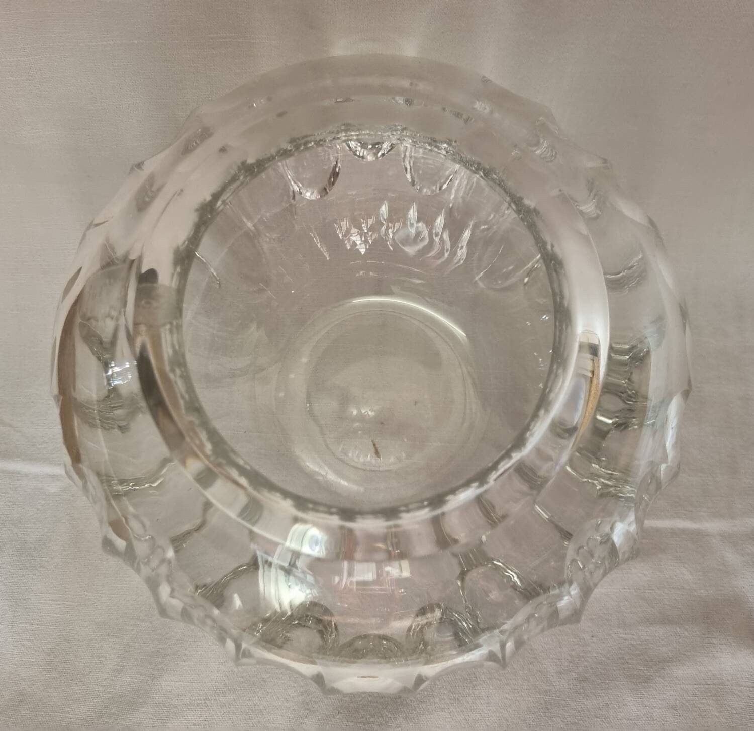 Vase boule cristal St Louis