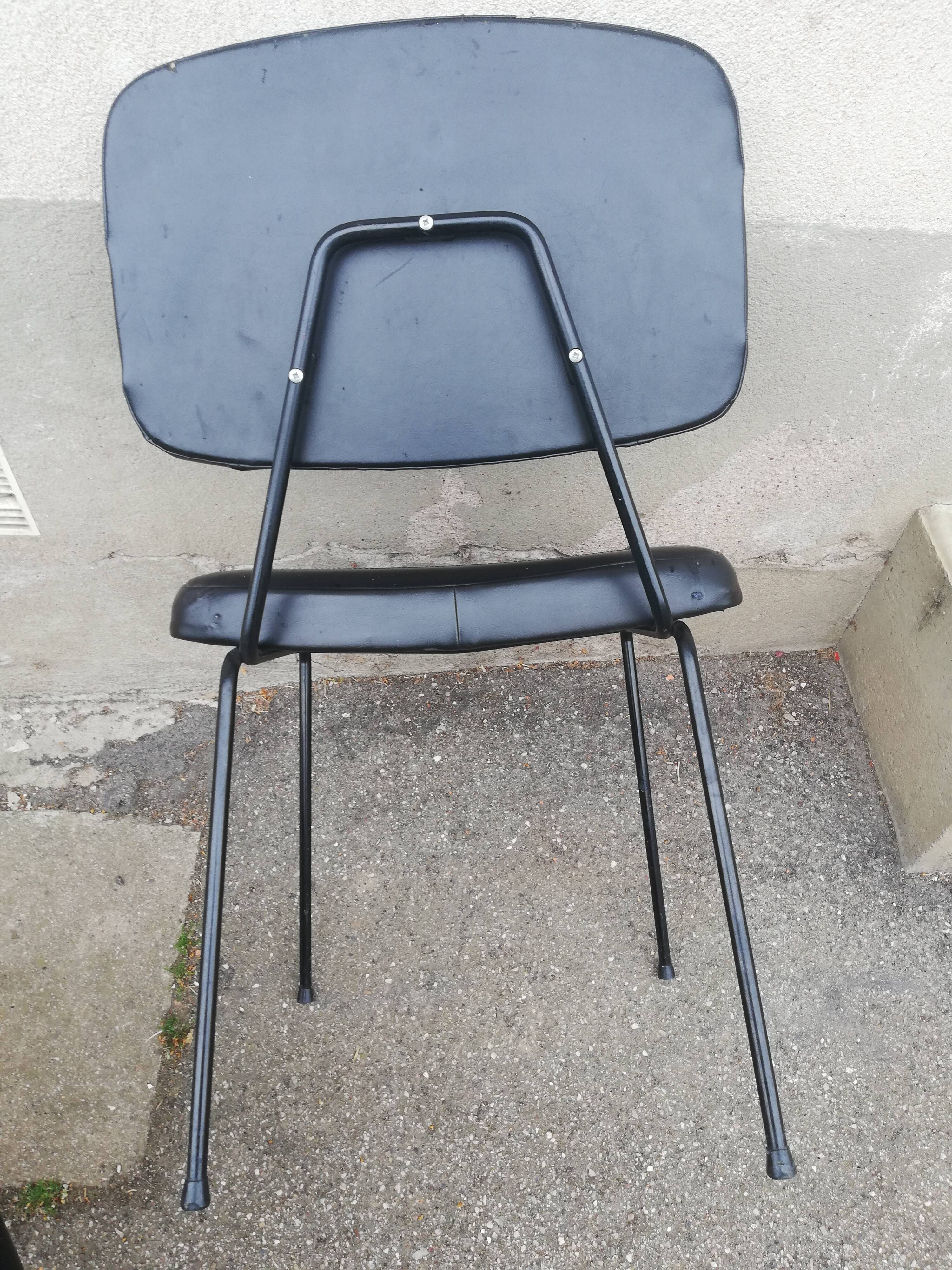 Paire de chaises Cm 196 de Pierre Paulin 1960