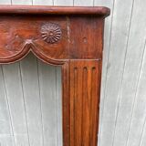 Wood fireplace