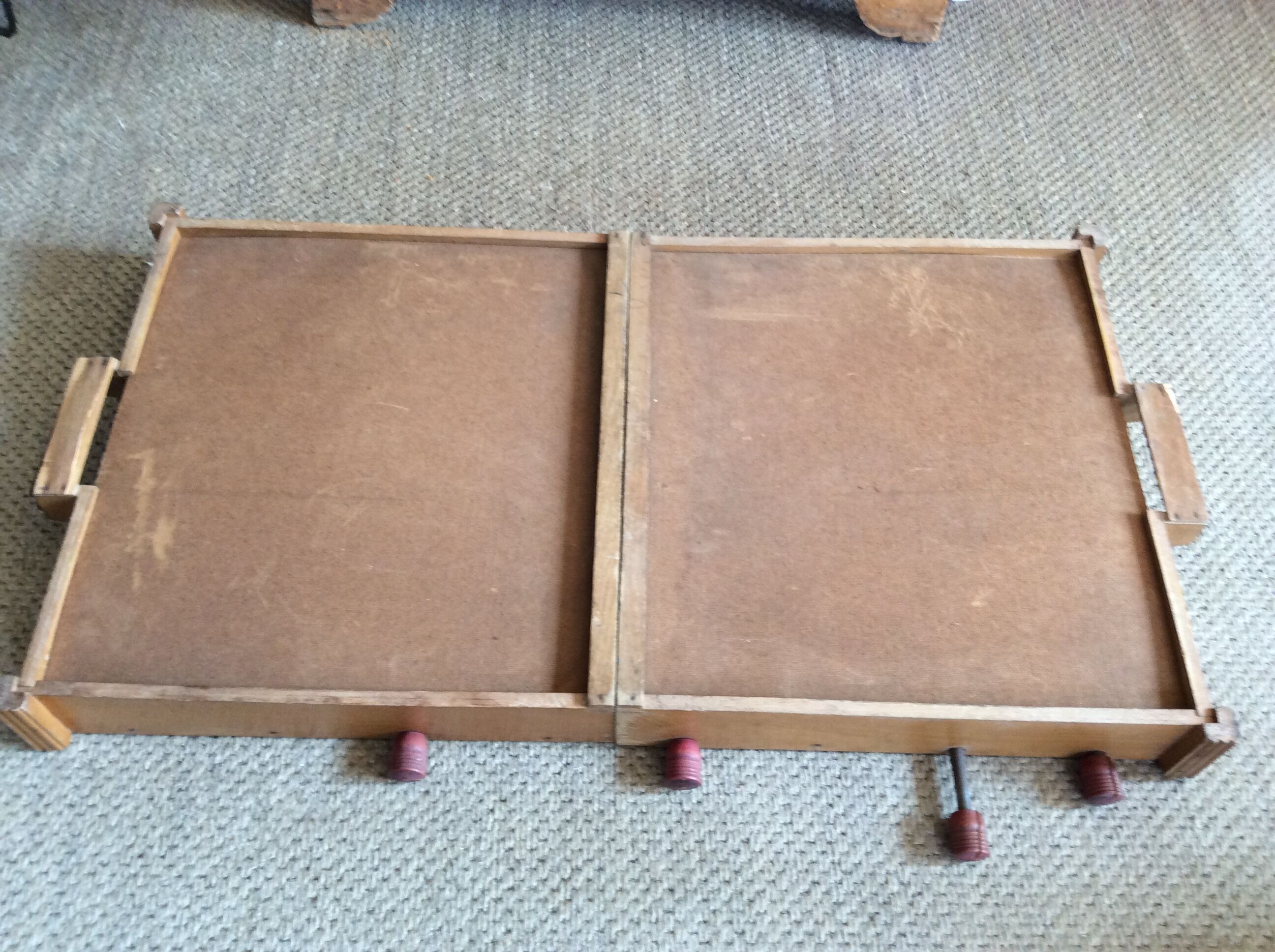 Folding table football