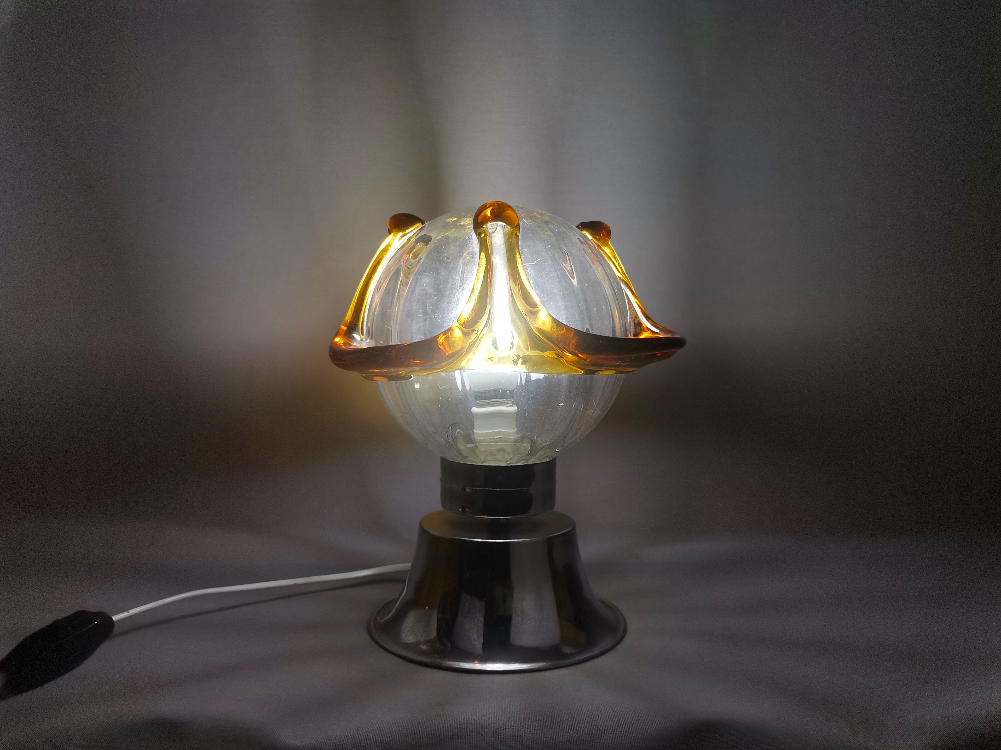 Table lamp in Murano glass mid century